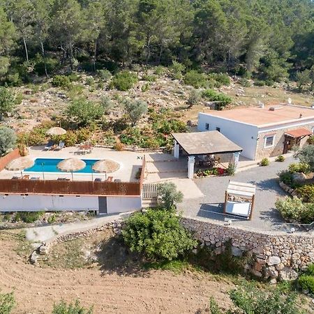 Casa Can Lluc Con Piscina, Jardin Y Vista Al Campo Sant Miquel De Balansat Exterior photo