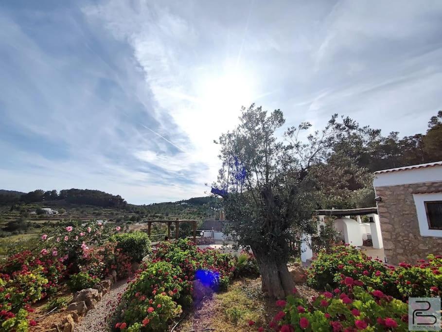 Casa Can Lluc Con Piscina, Jardin Y Vista Al Campo Sant Miquel De Balansat Exterior photo