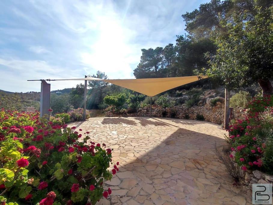 Casa Can Lluc Con Piscina, Jardin Y Vista Al Campo Sant Miquel De Balansat Exterior photo