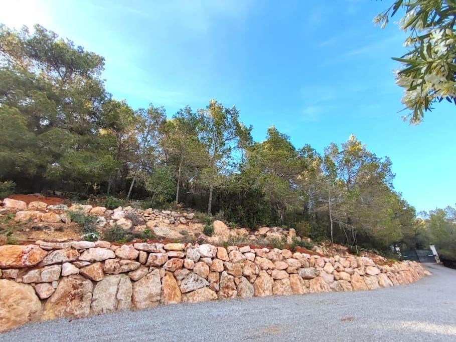 Casa Can Lluc Con Piscina, Jardin Y Vista Al Campo Sant Miquel De Balansat Exterior photo