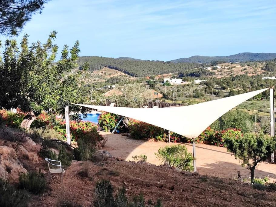 Casa Can Lluc Con Piscina, Jardin Y Vista Al Campo Sant Miquel De Balansat Exterior photo