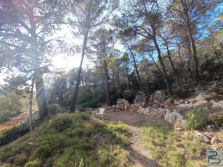 Casa Can Lluc Con Piscina, Jardin Y Vista Al Campo Sant Miquel De Balansat Exterior photo