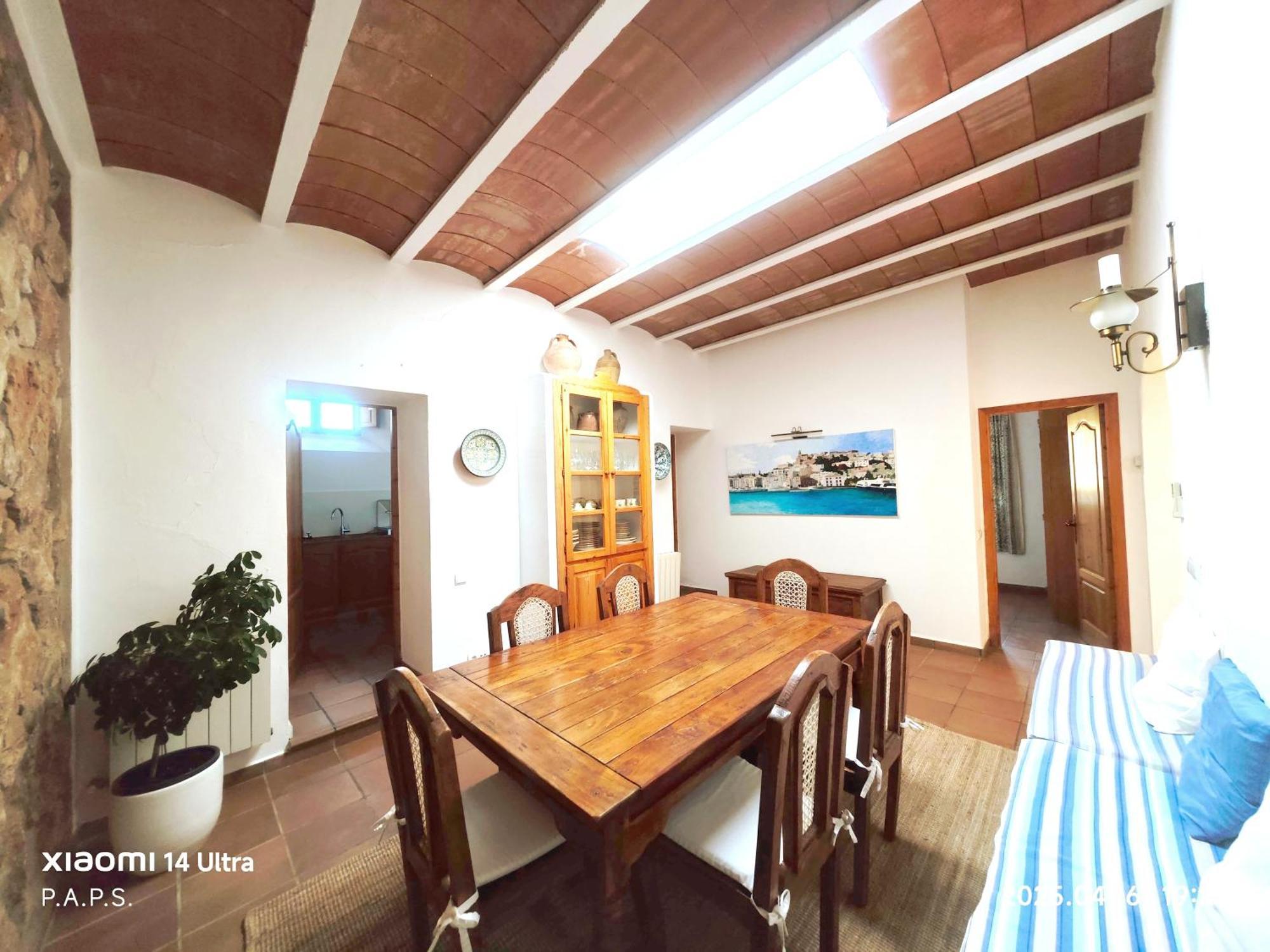 Casa Can Lluc Con Piscina, Jardin Y Vista Al Campo Sant Miquel De Balansat Exterior photo